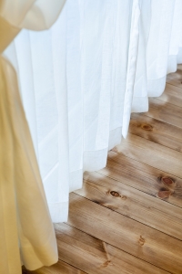 無垢の床　お手入れ実践